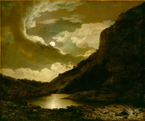 Matlock Tor im Mondlicht