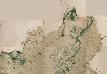 Karte von Welde - Weelde, Belgien von Joseph de Ferraris (1726 – 1814)