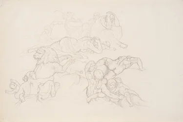 Szene aus der Sintflut