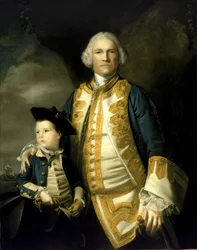 Admiral Francis Holburne (1704-1771) und sein Sohn, Sir Francis, 4. Baronet (1752-1820)