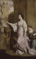 Lady Sarah Bunbury opfert den Grazien, 1763-65