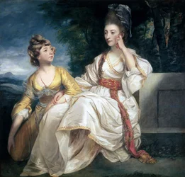 Mrs. Thrale und ihre Tochter Hester (Queeney) 1777-78