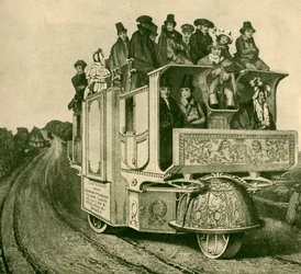 William Churchs Dampfkutsche zwischen London und Birmingham