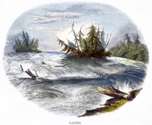 Stromschnellen, aus Phänomene der Natur, 1849