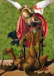 St. Michael tötet den Drachen
