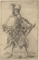 Ein Offizier im Rang eines „Obersten Feldprofosses“ in der kaiserlichen Armee