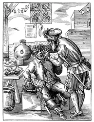 Zahnarzt, 16. Jahrhundert 1849