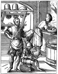 Hutmacher, 16. Jahrhundert, 1849