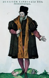 Leipziger Senator, Gravur aus Habitus praecipuorum popularum