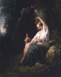 Mutter und Kind, ca. 1850