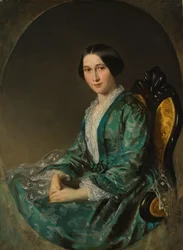 Jeanette Bloemen (1829-1915), Ehefrau des Amsterdamer Maklers Hendrik Luden (1822-1895)