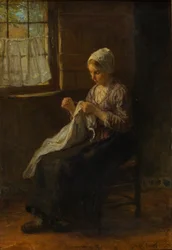 Die junge Näherin