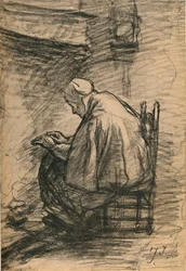 Studie für Geehrtes Alter, ca. 1881