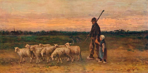 Die Rückkehr der Herde, um 1899