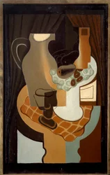 Broc und Kompott. Gemälde von Juan Gris (1887-1927)