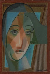 Kopf eines Harlekins, 1924