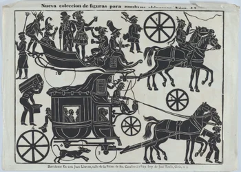 Blatt 13 von Figuren für chinesische Schattenspiele, 1859