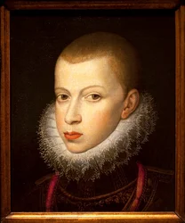 Porträt von Prinz Philipp III. (Felip III von Kastilien, bekannt als der Fromme)