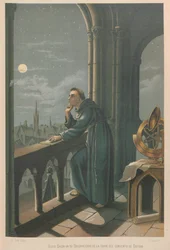 Roger Bacon. Aus: La ciencia y sus hombres, 1879