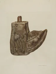 Holzsteigbügel, ca. 1941