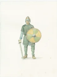 Ein sächsischer Fyrdman, um 1066