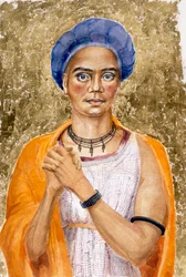 Ein Mann als Anhänger von Kybele-a-Gallus, spätrömisch