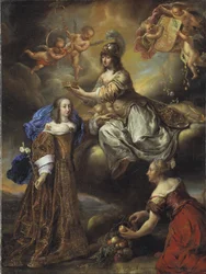 Allegorie der Königin Hedvig Eleonora als Minerva, 1654