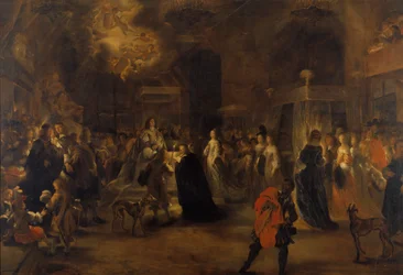 Die Hochzeit von König Karl X. Gustav von Schweden 1622-1660 am 24. Oktober 1654, 1654