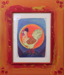 Gallus Gallus -vor Sonnenball-
