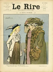 Illustration von Abel Faivre (1867-1945) für das Titelblatt von Le Rire