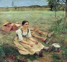 Die Heuarbeiter, 1877