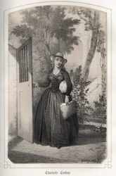 Porträt von Charlotte Corday. aus 