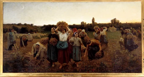 Der Ruf der Ährenleserinnen, 1859. 0,9 x 1,76 m, Paris, Musée d