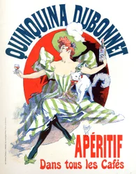 Werbung für Quinquina Dubonnet Aperitif