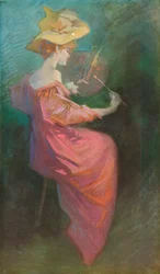 Die Malerei, ca. 1893