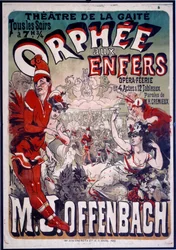 Plakat für die Operette 