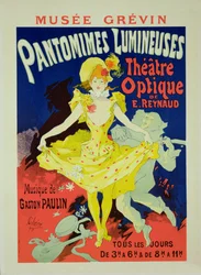 Reproduktion eines Plakats, das 