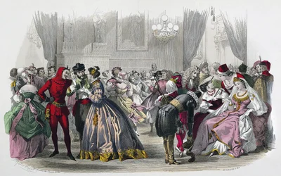 Der Monitor der Frauen und Damischen - BAL TRAVESTI 1864-1865, von Jules DAVID.