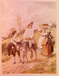 Der Müller, sein Sohn und der Esel