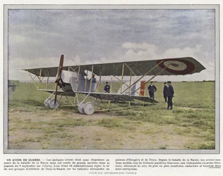 Ein Kriegsflugzeug
