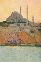 Die Moschee von Suleiman in Konstantinopel, 1913