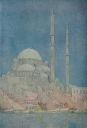 Die Moschee der Yeni-Valide-Jamissi, Konstantinopel, 1913