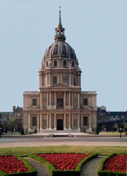 Südansicht der Kuppel des Hôtel des Invalides, realisiert von Jules Hardouin Mansart (1646-1708) nach einem Entwurf von Libéral Bruand. 1679-1708 Paris