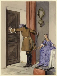 Illustration für die Memoiren von Casanova
