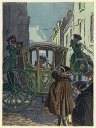 Illustration für die Memoiren von Casanova