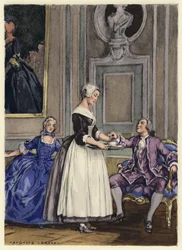 Illustration für die Memoiren von Casanova