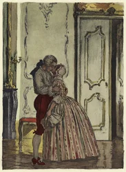 Illustration für die Memoiren von Casanova