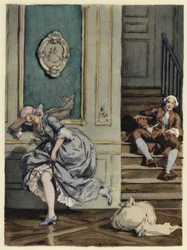 Illustration für die Memoiren von Casanova
