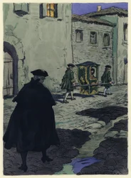 Illustration für die Memoiren von Casanova