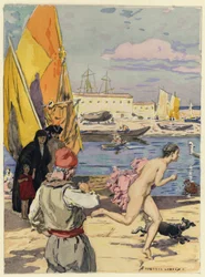 Illustration für die Memoiren von Casanova